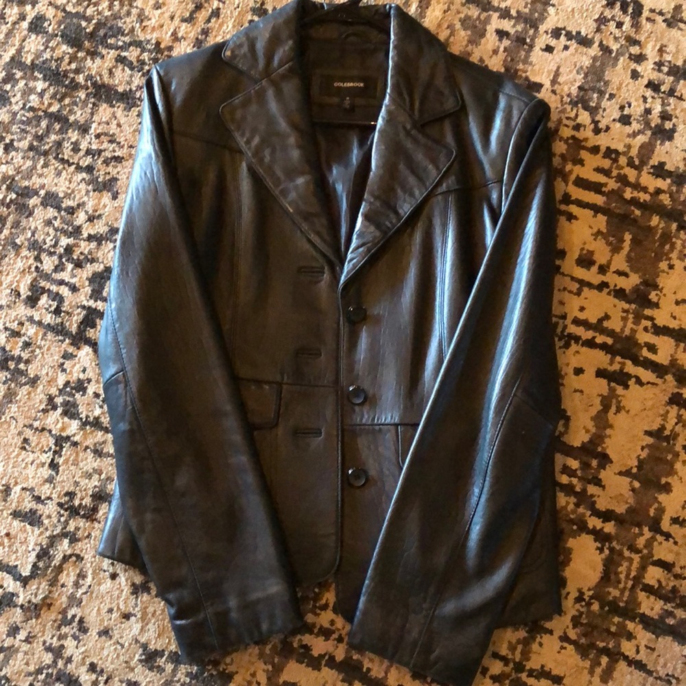 Colebrook Essentials ladies Leather Jacket Sz M